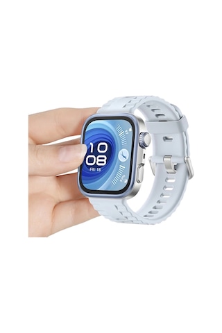 Huawei Fit 4 Nova Silikon Kordon - Turuncu