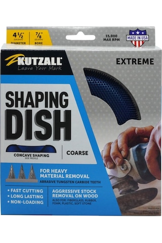 Kutzall Dw412x90 Kalın Diş Çanak Törpü 115 Mm Taşlama İçin