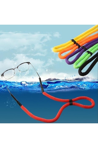 Siyah Suda Batmayan Spor Gözlük İpi Siyah