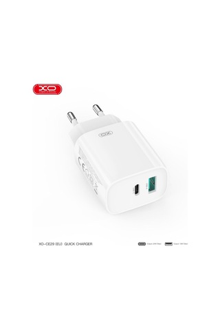 Premium Taşınabilir Güç Yedek Başlık Cihaz Aksesuarı Xo Ce29 20w Pd & Qc 4.0 Hızlı Şarj Cihazı