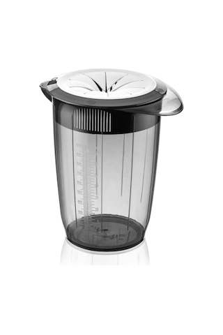 Ayrex Deconox Kapaklı Mikser Blender Kabı 1 Litre Sıçratmayan Çırpma Mikser Kabı, Kapaklı Çırma Kabı Asorti