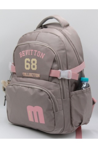 Bevitton Özel Su İtici Kumaş Vizon-pudra Okul Çantası 34500