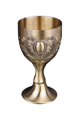El İşi Avrupa Vintage Bakır Şarap Camı Ev Barware Veya Goblet Malzemeleri İçin Beyaz Şarap Bardağı Çok Renkli