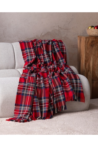 Madame Coco Nuée Koltuk Şalı - Kırmızı Kırmızı