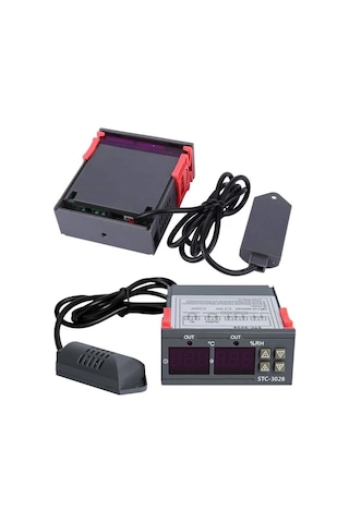 Stc-3028 220v Lcd Ekranlı Problu Termostat Dijital Sıcaklık Kontrol Cihazı