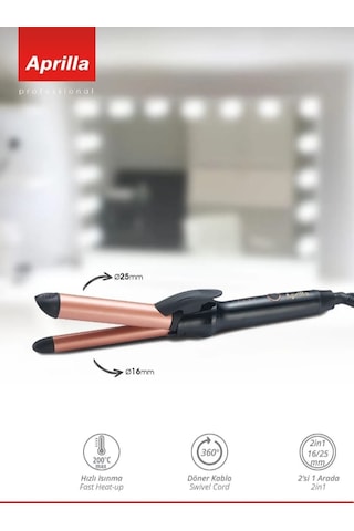 Aprilla AHS2030 16-25 MM Bukle Şekillendirici Saç Maşası