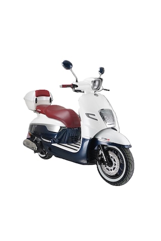 Arora Malibu Pro 125 Cc Su Soğutmalı Scooter Beyaz Lacivert 2024