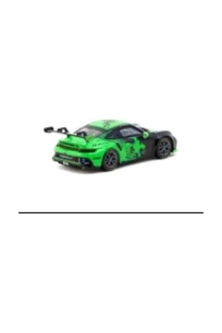 Tarmac Works Porsche 911 Gt3 Cup 992 Fire Monkey Motorsport 1/64 Model Araba