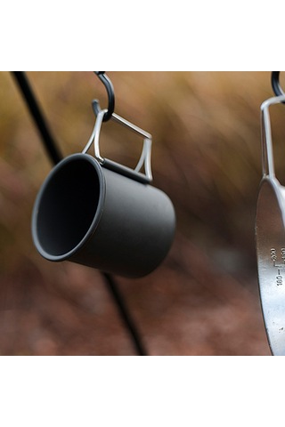 Xiyyadms Lixada Alüminyum Katlanabilir Çelik Bardak - Paslanmaz, Dayanıklı, Kamp Ve Piknik İçin Taşınabilir, Siyah Siyah