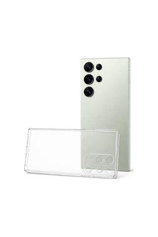 Samsung Uyumlu Galaxy S25 Ultra Kılıf Şeffaf Kamera Korumalı 3d