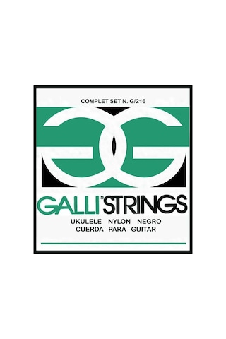 Galli G216B Black Nylon Profesyonel Ukulele Teli-İtalyan Üretim