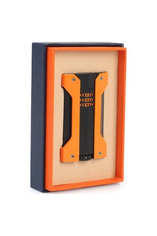 Conquistador Tek Torch Pürmüz Turuncu Siyah Defi Extreme Dizayn Metal Puro Çakmağı Cnq-025