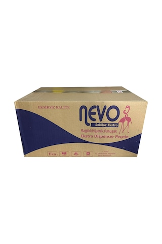 Nevo 2 Kat Extra Masaüstü Dispenser Peçete 18 x 200'lü