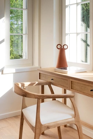 Helsinki Antrasit C Model Bohem Ceviz Ahşap Sandalye