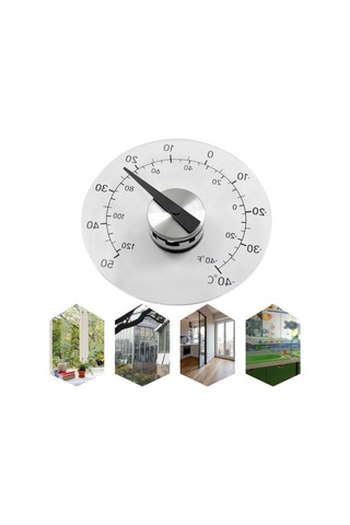 Dış Mekan Termometresi Su Geçirmez Şeffaf Akrilik Doğruluk Seralar Termometre Ev Gereçleri