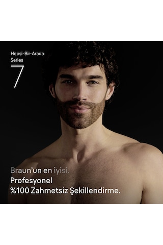 Braun Hepsi Bir Arada Series 7, 15'i 1 Arada Tıraş Kiti, Problade, Autosense, Aıo7580