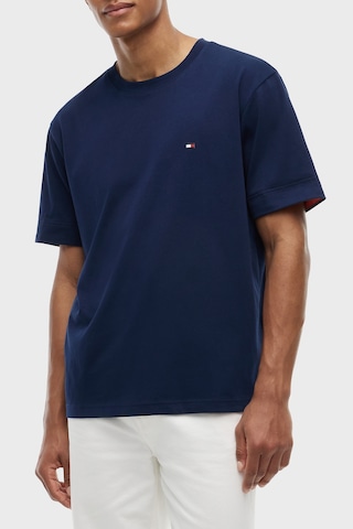 Tommy Hilfiger Pamuklu Regular Fit Bisiklet Yaka T Shirt Erkek T Shirt Mw0mw43203 Dcc Lacivert