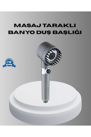 Spa - 599 - Etkili Masaj Uçlu Duş Başlığı - Spt-gld - Ergonomik Tasarım Çok Renkli