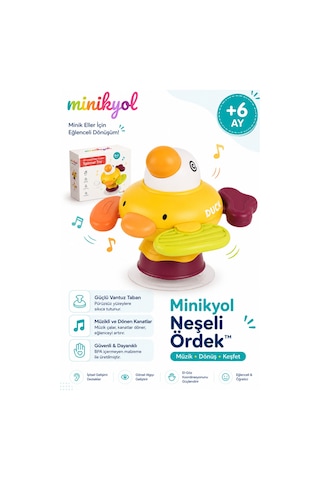 Neşeli Ördek Vakumlu Döner Duyusal Bebek Aktivite Ve Mama Sandalyesi Oyuncağı Çok Renkli Neşeli Ördek Vakumlu Döner Duyusal Bebek Aktivite Ve Mama Sandalyesi Oyuncağı Çok Renkli