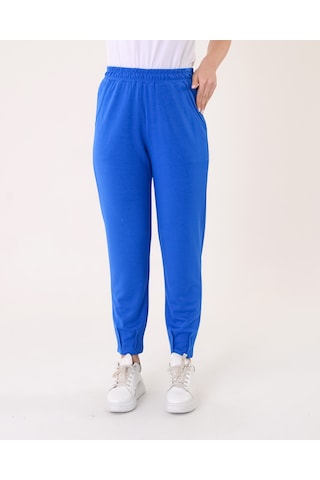 Vedi Minimalist Kadın Jogger Pantolon - Rahat & Şık Saks
