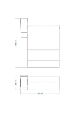Deppot F1 Mat Siyah Kapaklı Kağıtlık A.1708.S Mat Siyah