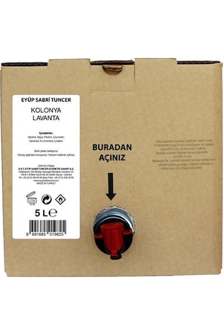 Eyüp Sabri Tuncer Lavanta Kolonyası 5 Lt Bag In Box