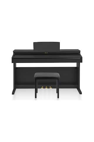 Jwin Sapphire Sdp-380 Çekiç Aksiyonlu 88 Tuşlu Dijital Piyano + Tabure - Siyah