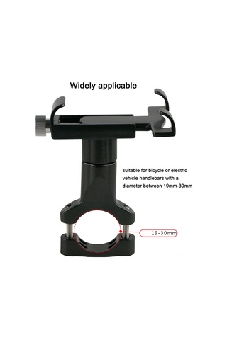 Geeksen Alüminyum Motosiklet Bisiklet Telefon Tutucu, 55-100mm Telefonlar İçin, 19-30mm Direk Uyumlu, Güçlü Sabitleme, Güvenli Sürüş, Gümüş GÜMÜŞ