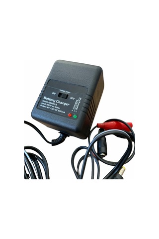6 Volt 12 Volt Ayarlı Led Göstergeli Akü Şarj Cihazı Adaptör Krokodil Kablolu Led Göstergeli Alpa
