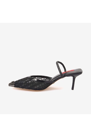 Rouge Kadın Neolit Taban 8cm Topuklu Gece & Abiye Ayakkabı 1149 siyah