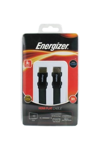 Energizer Hdmi To Hdmi Kablo, 3m, Siyah