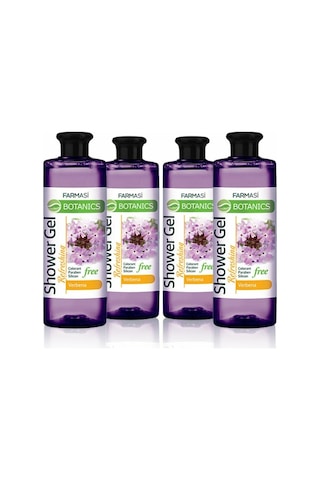 Farmasi Botanics Mine Çiçeği Özlü Tazeleyici Duş Jeli 4 x 500 ML