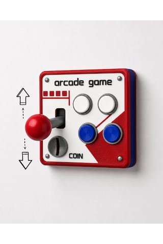 Retro Arcade Işık Anahtarı Kapağı Diğer