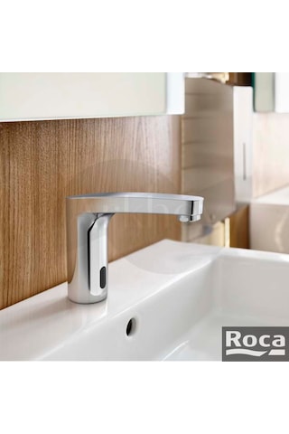 Roca L70 Fotoselli Lavabo Bataryası - Krom / Ön Karıştırıcılı /dört Adet 1,5 V Lr6 Aa Alkalin Pil İle Çalışır A5a5a09c00 Parlak Krom