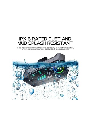 Prepare Y10 Bluetooth 5.0 Motosiklet Kulaklık