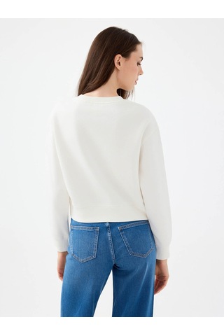 Loft Beyaz Kadın Sweatshirt Lf2041105 Beyaz