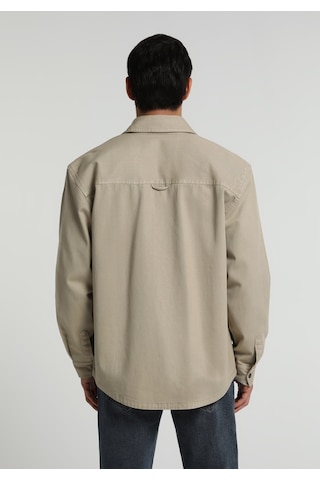 Colin's Colins Relaxed Fit Erkek Bej Shacket Cl1082298 Q1.v1 Lbg Light Beige