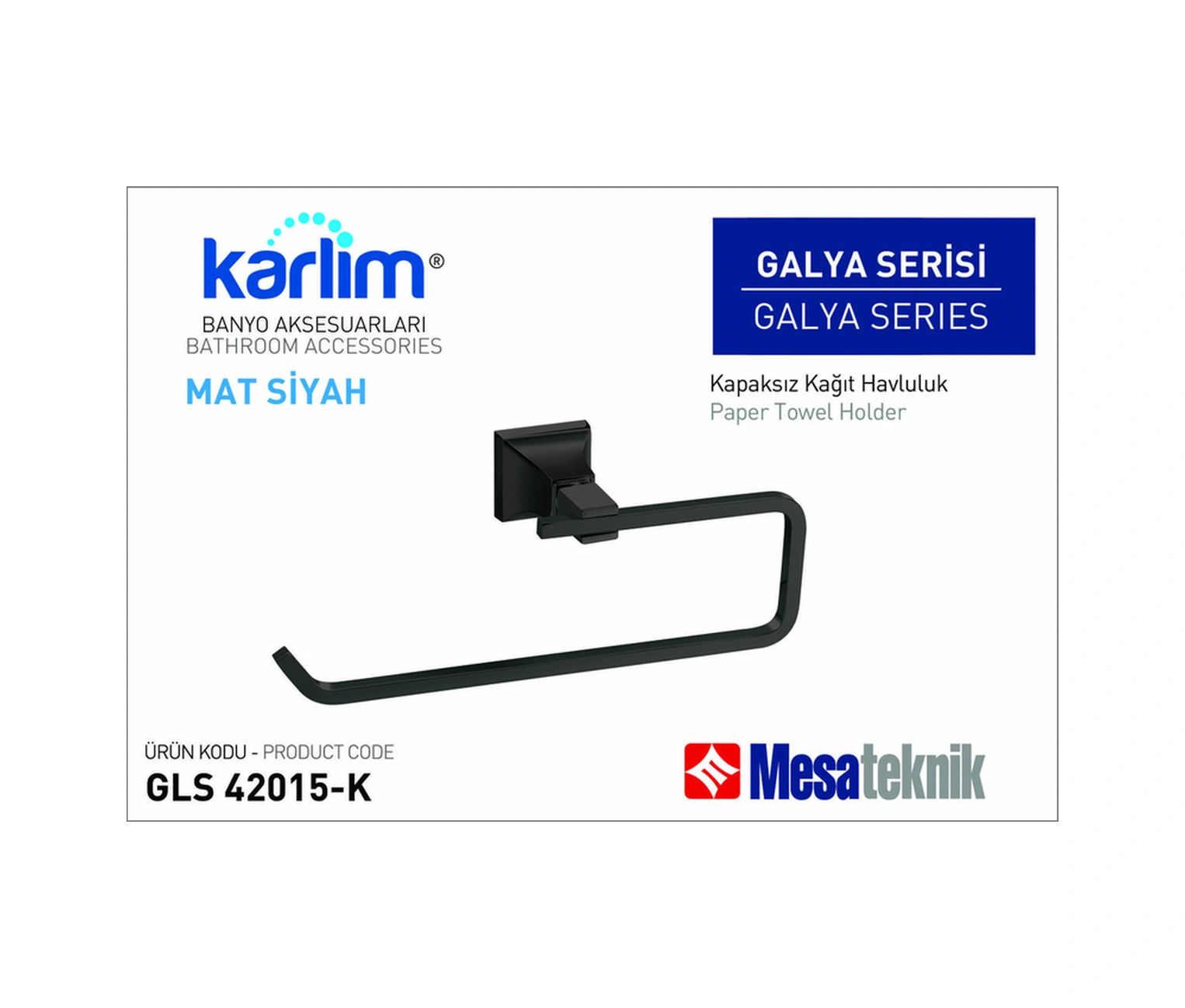 Karlim Galya Serisi Kapaksız Kağıt Havluluk Siyah