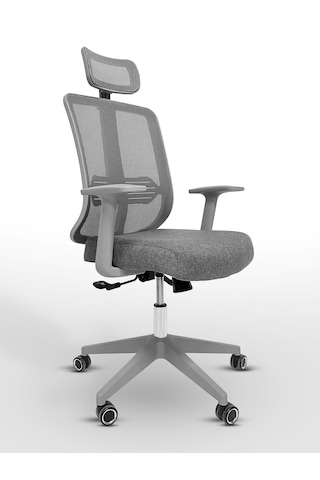 Zeon Büro Ofis Sistemleri // Comfort Mood Gray Yönetici Koltuğu Ofis Çalışma Koltuğu Gri