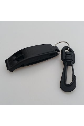 Homyl Doğa Sporları Için Klipsli Hayatta Kalma Acil Siyah Siyah