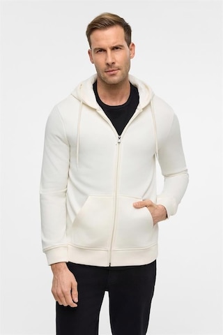 SÜVARİ Beyaz Regular Düz Bisiklet Yaka Sweatshirt Beyaz