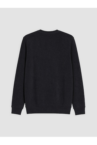 Lcwaıkıkı Classic Antrasit Bisiklet Yaka Erkek Sweatshirt