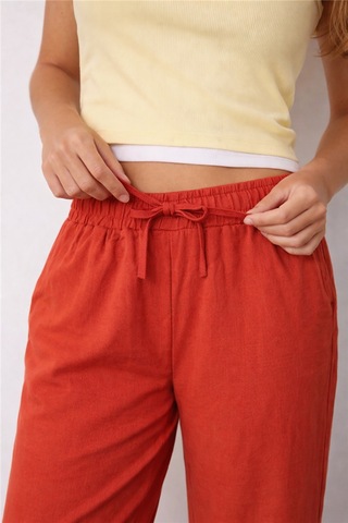 Fashion Friends Bayan Pantolon 26y0608k1 Kiremit