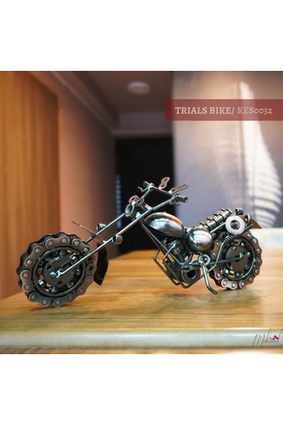 Steampunk Metal Motosiklet Maketi Koleksiyoner Ve Bikerlar İçin