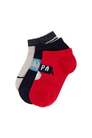 U.s. Polo Assn. Erkek Çocuk Kırmızı Çorap Patik 50311347-vr030 Kırmızı
