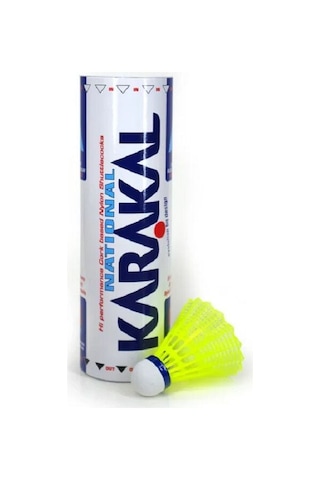 Karakal Nat X6 Yellow Shuttles Blue Badminton Topu