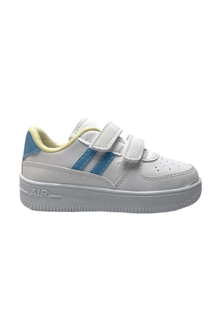 Çocuk Sneaker Spor Ayakkabı Beyaz-mavi-beyaz - Mavi