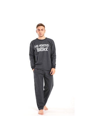 Erkek Kalın Kışlık Cepli Pijama Takımı Tampap D-85 - 445343005