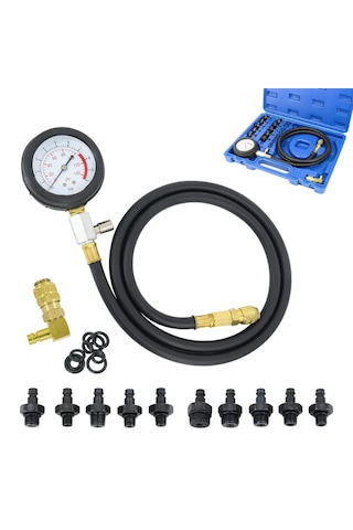13 Parça Motor Yağ Basınç Ölçme Test Cihazı