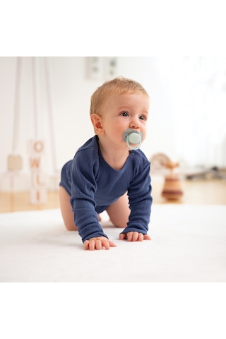 Owli Modal Bebek Takım Mavi 001